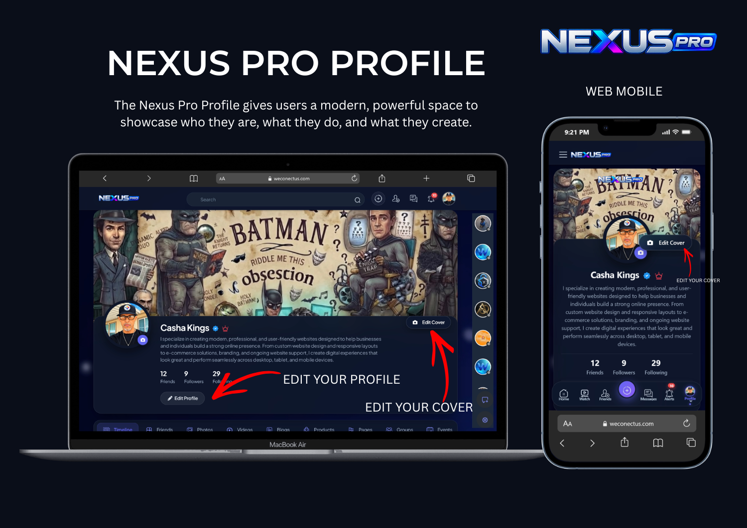 Sngine Combined Timeline & Messenger – Flutter Social Networking App (Android & iOS) Screenshot 4
