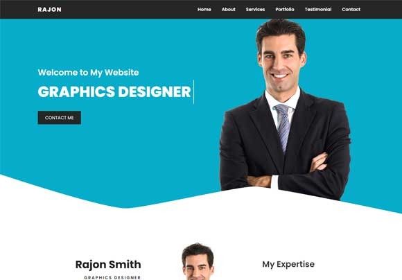 Rajon - Personal Portfolio HTML Template