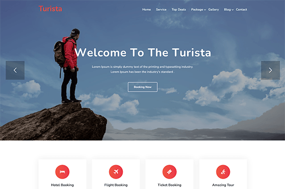 Turista - Travel Agency WordPress Theme