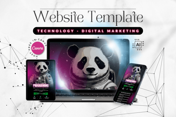 Teachnology Canva Website Template