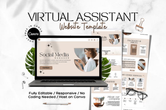 Website Template for Virtual Assistant